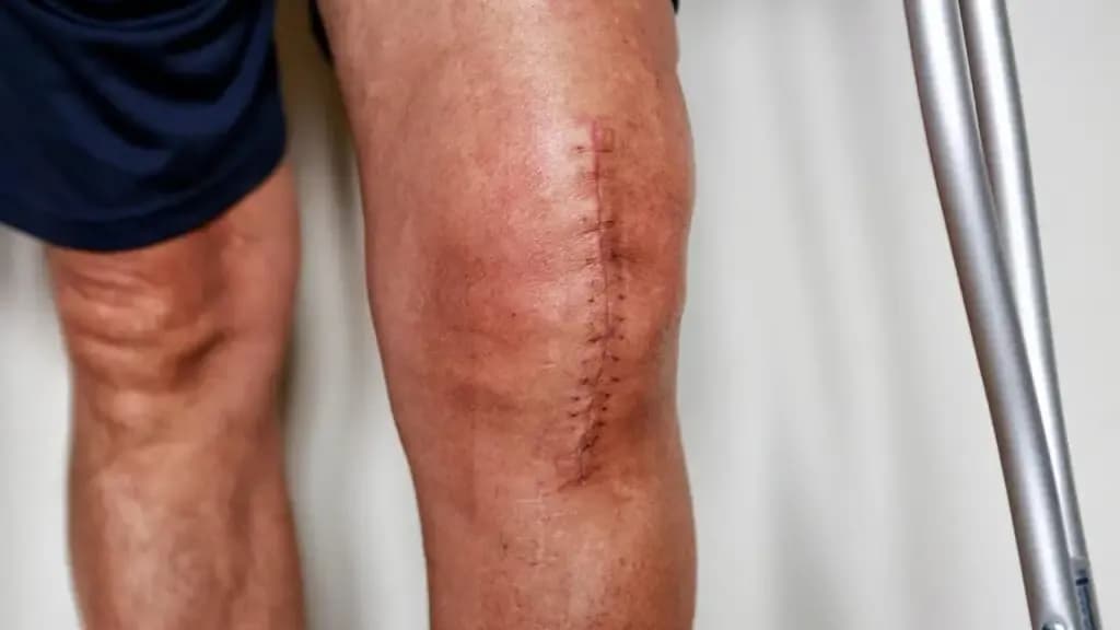 Knee replacement surgery