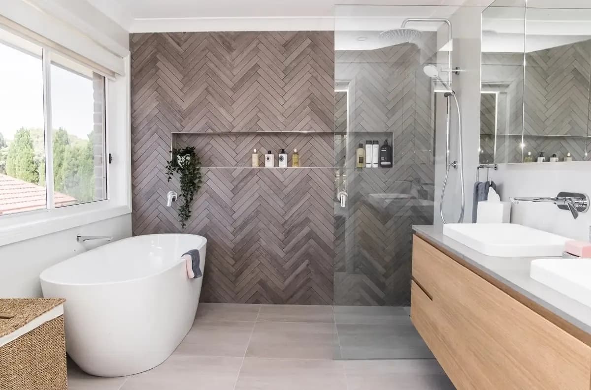 Open bathroom designs