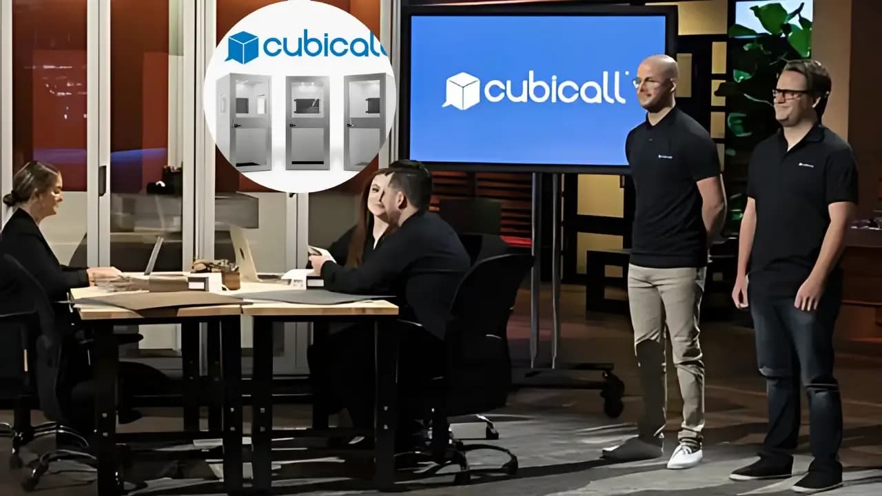 Cubicall founders pitch soundproof office booths to Barbara Corcoran on Shark Tank Season 10