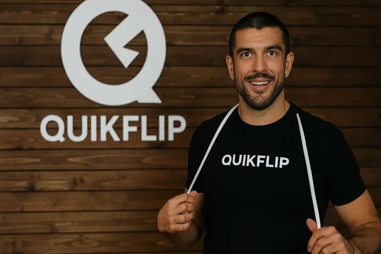 Rener Gracie with Quikflip hoodie product showcasing the 2025 brand success