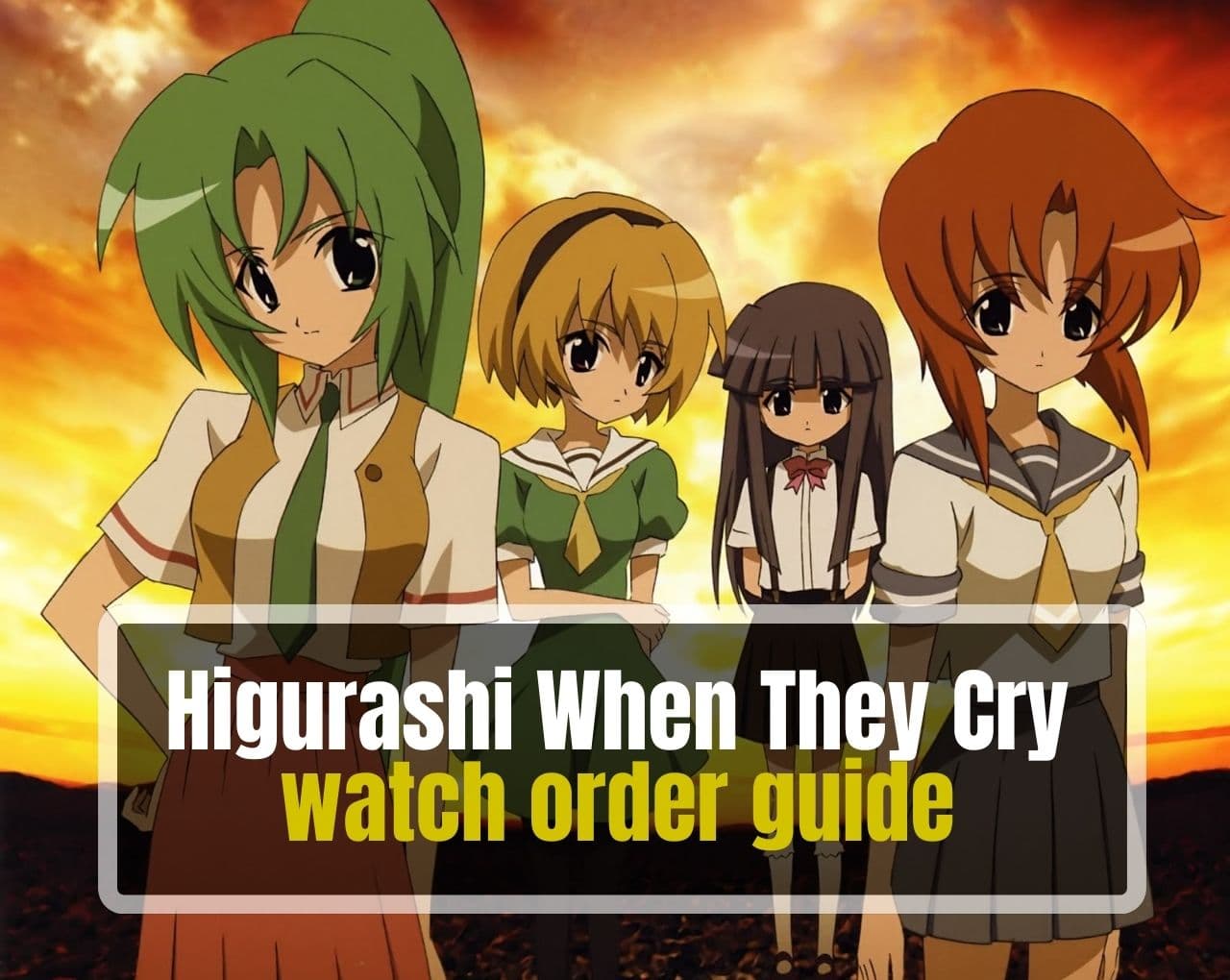 Higurashi watch order guide
