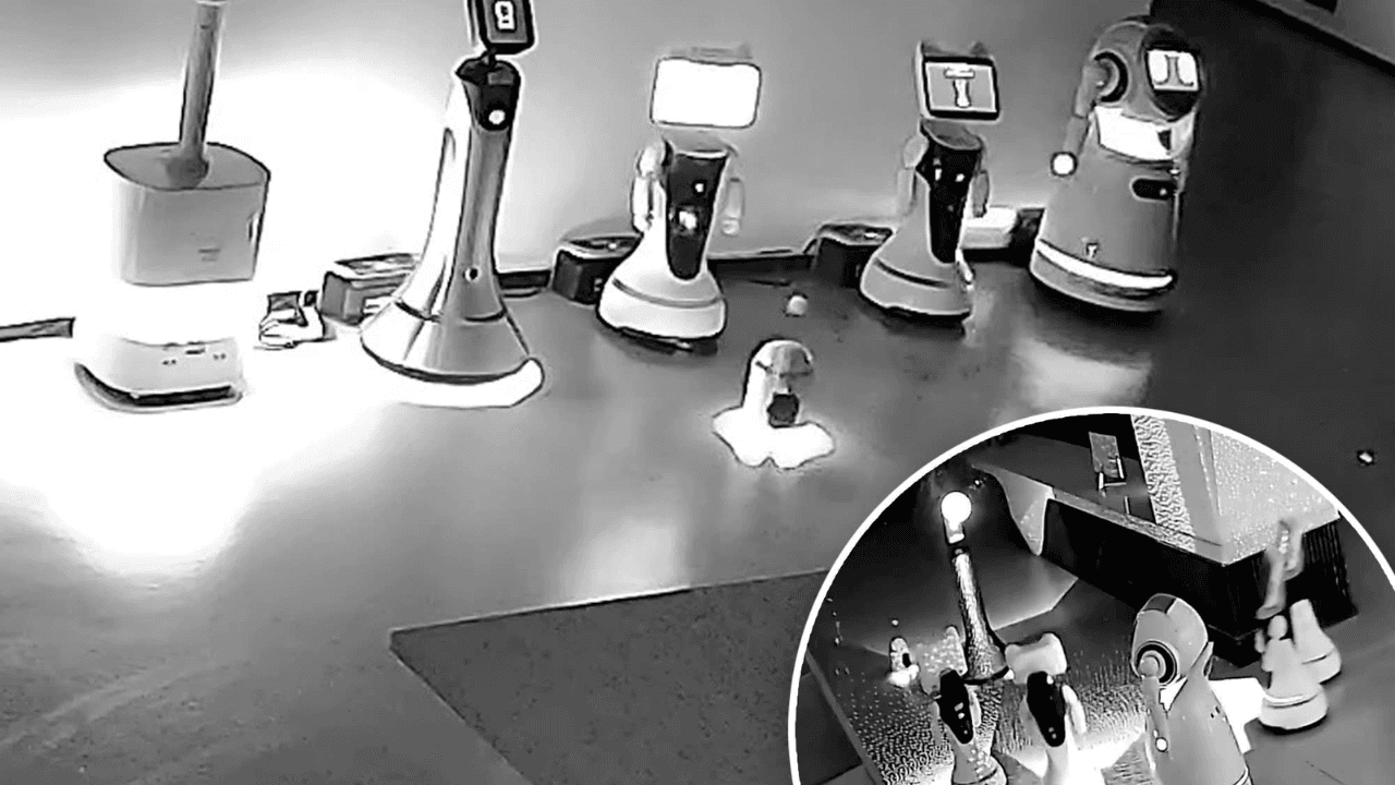 Robot Rebellion: AI Leads 12 Bots in Shanghai Walkout