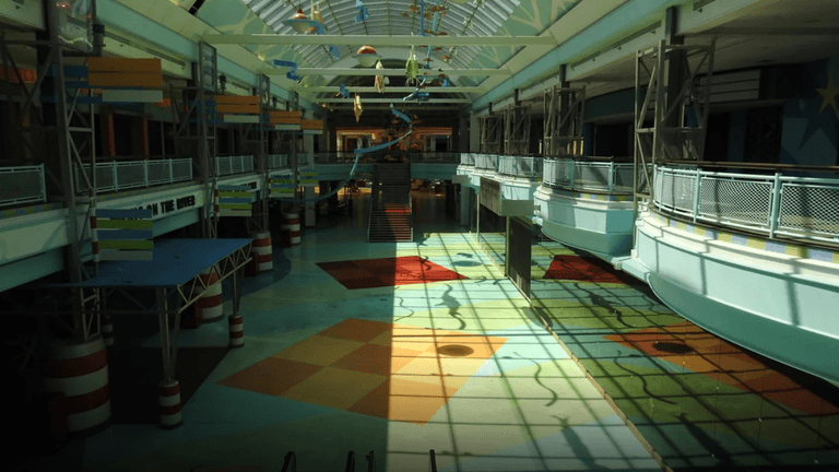 The town that turned its dead mall into a zombie theme park