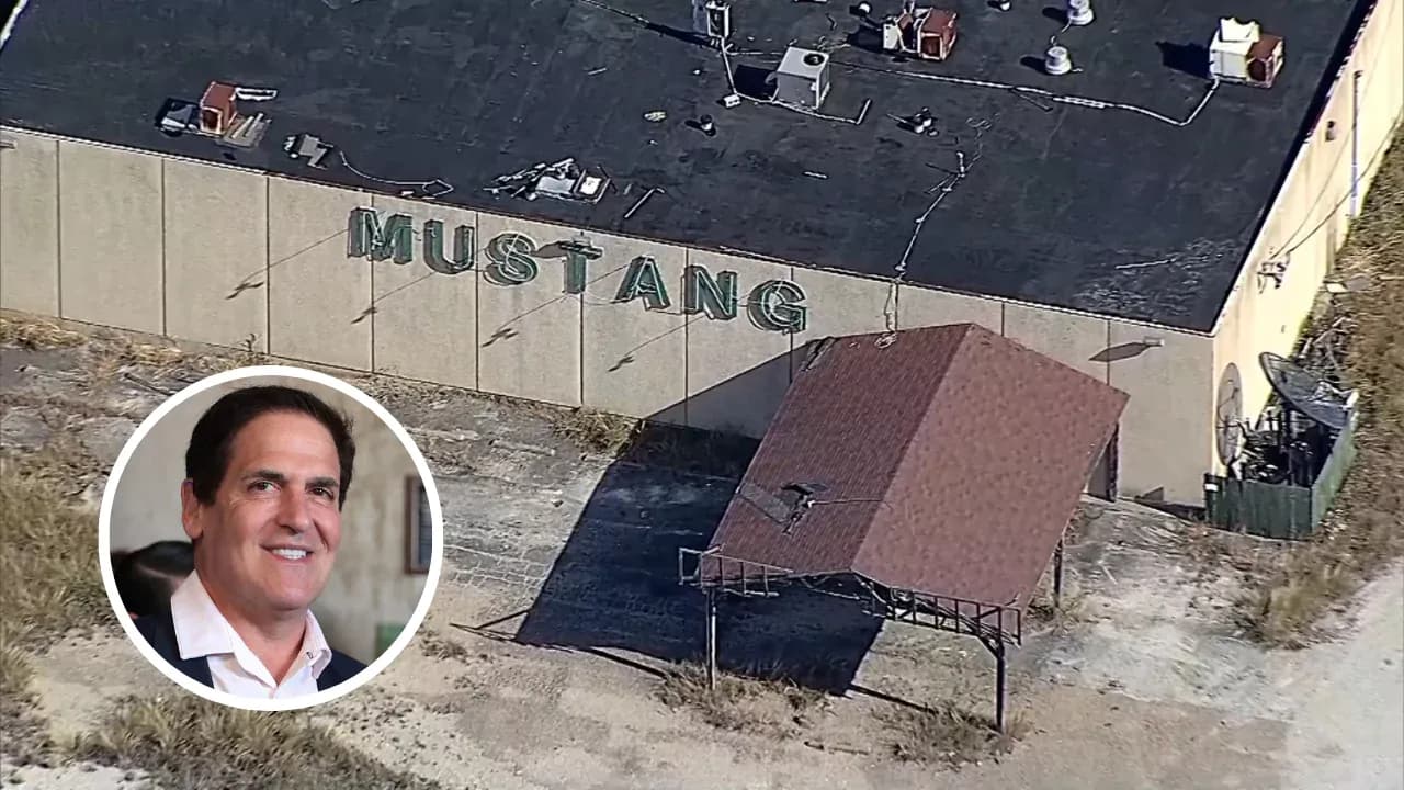 Mark Cuban buys the ghost town of Mustang, Texas, planning to turn it into a dinosaur-themed destination.