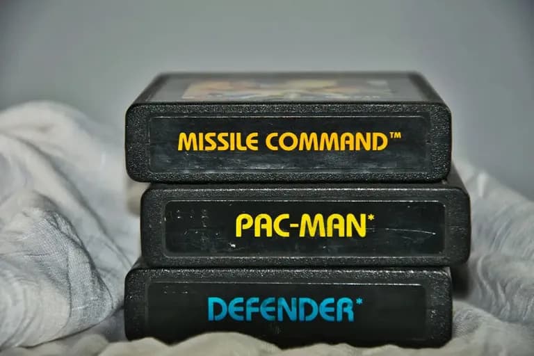 Old gaming cartridge