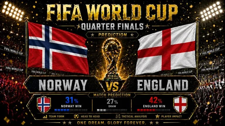 Norway england QF fifa 2026