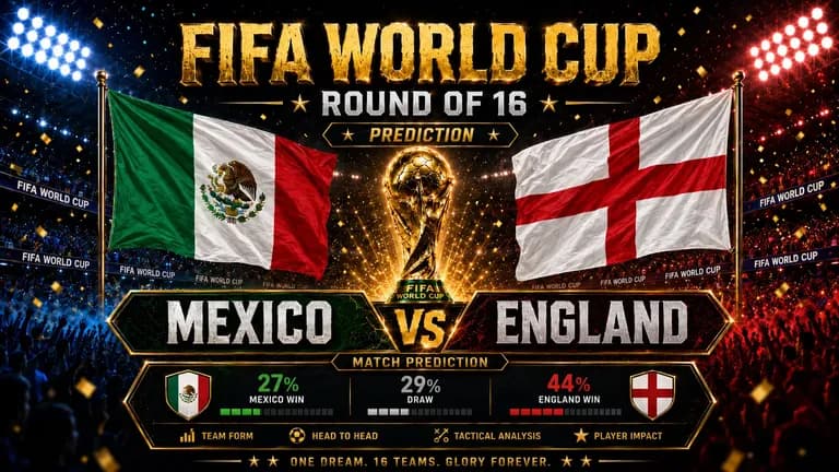mexico-vs-england-prediction fifa 2026