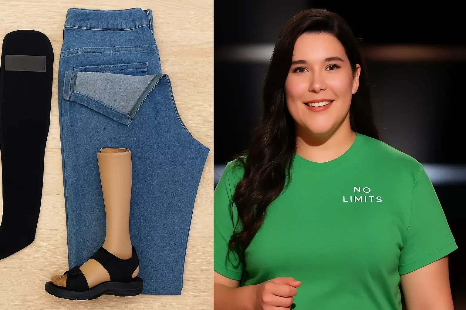 No Limbits Founder Erica Cole with Adaptive Clothing Products