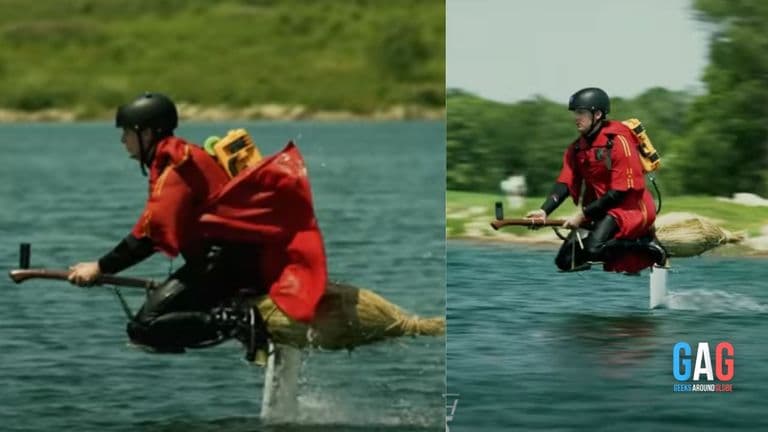 Fly On A Broomstick Like Harry Potter! Could This Start A Game Of Quidditch In Real Life (1)
