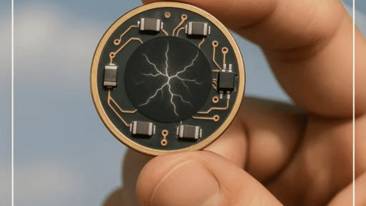 Japan Builds Coin-Sized Generator That Pulls Power from Air