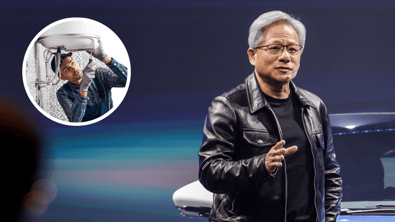 NVIDIA CEO: Future Millionaires Will Be Plumbers, Not Techies