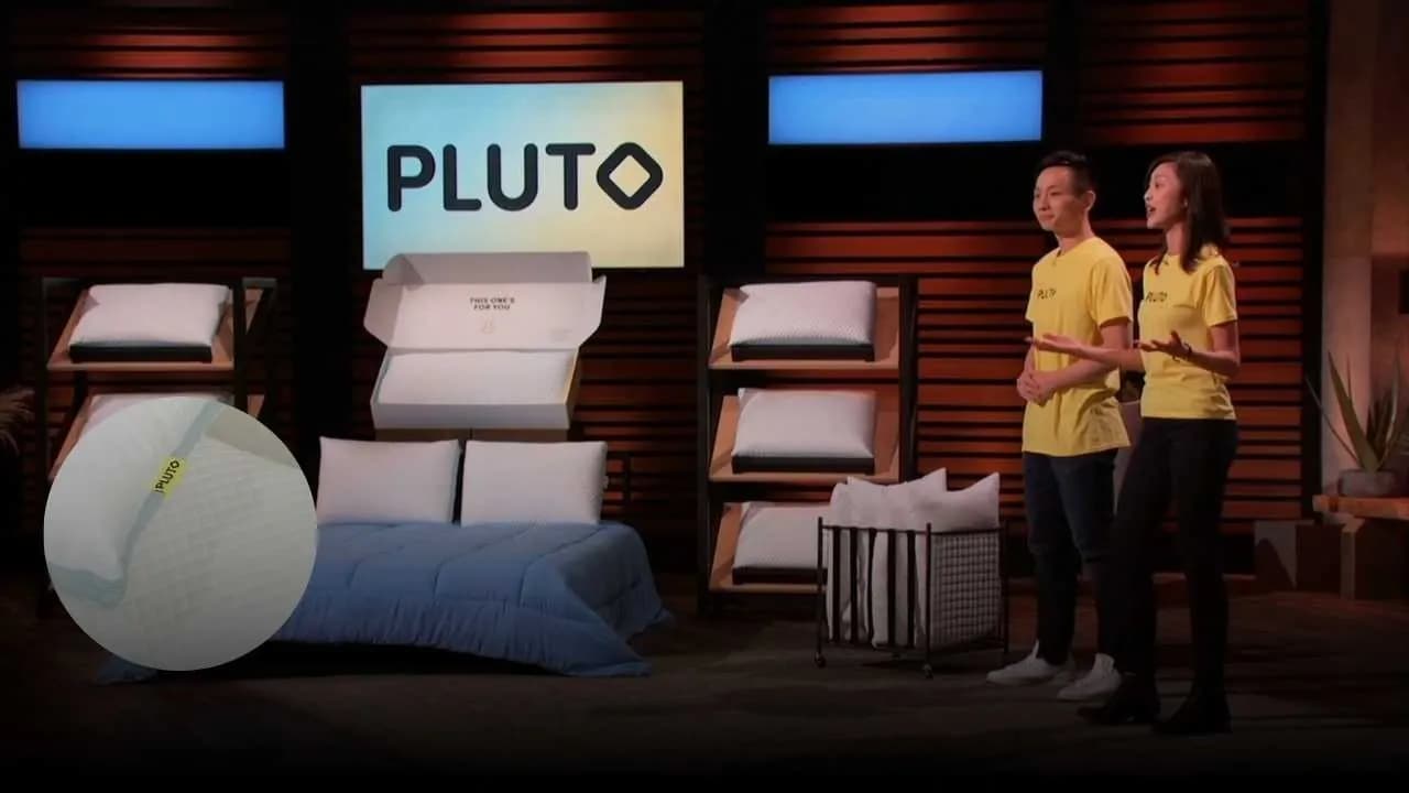 Pluto Pillow founders pitching their personalized pillow product on Shark Tank Season 12