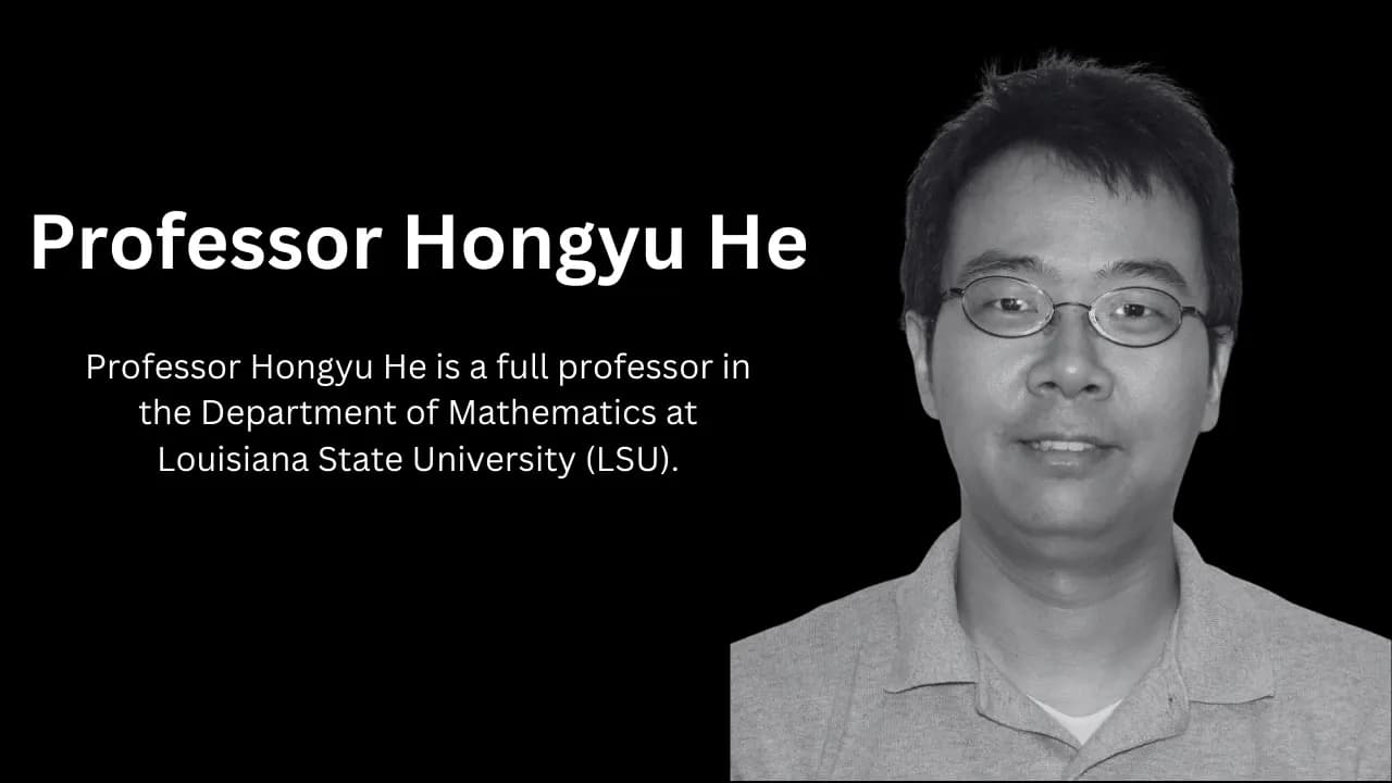 Professor Hongyu He