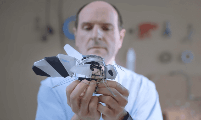 This Robot Bee Mimics the Flight Patterns and Behaviors of Actual Bees