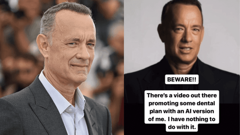 Tom Hanks Warns Fans Dental Ad Used ‘AI Version’ of Him Without Permission
