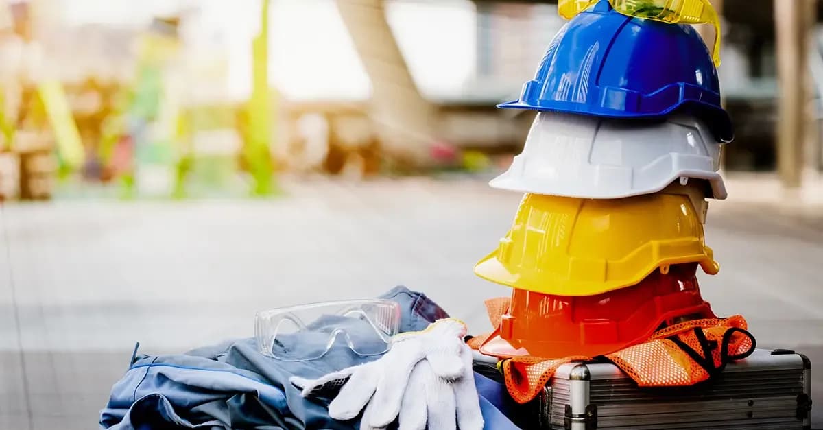 Construction site safely gears