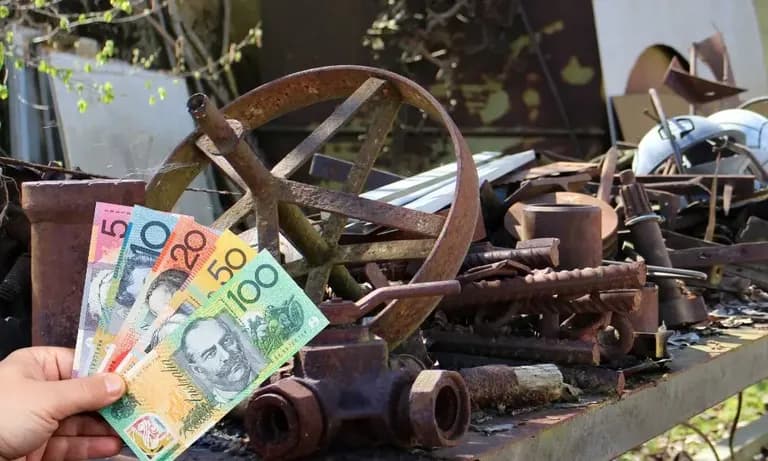 Scrap metal for cash