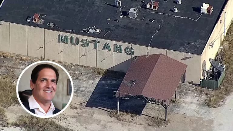 Mark Cuban buys the ghost town of Mustang, Texas, planning to turn it into a dinosaur-themed destination.