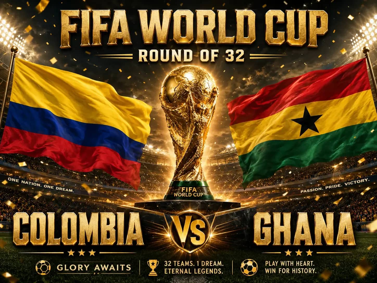 Colombia vs Ghana prediction- fifa 2026