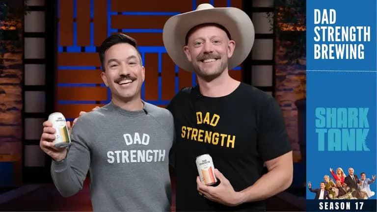 Dad Strength Brewing founders Ryan Kutscher and Craig Carey on Shark Tank pitch