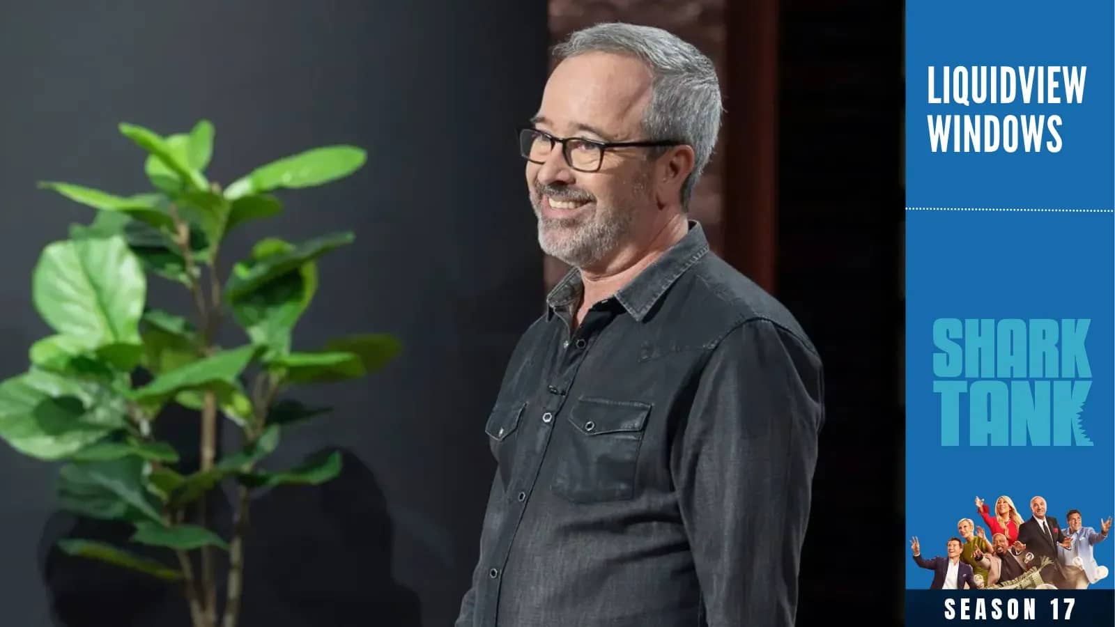 LiquidView founder Mitch Braff presenting his digital window business on Shark Tank Season 17