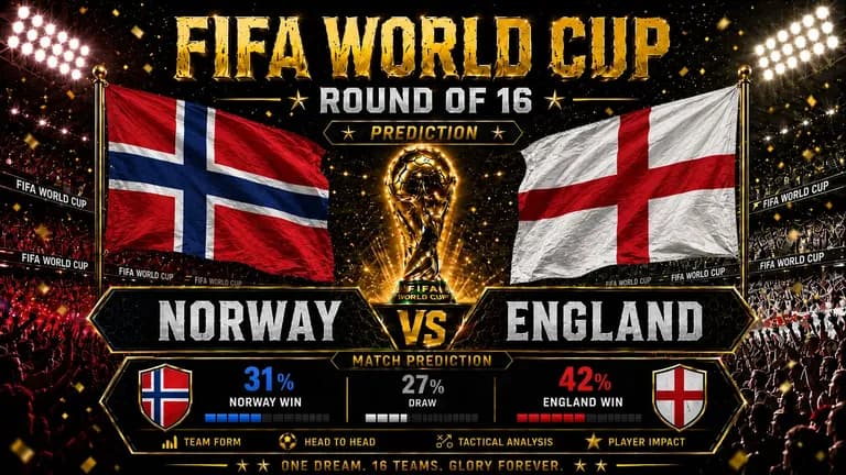 Norway vs England Prediction: fifa 2026