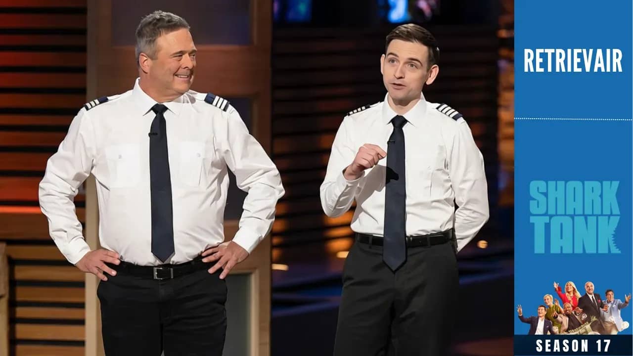 Pluck Tray's founder James Barry in shark tank pitch