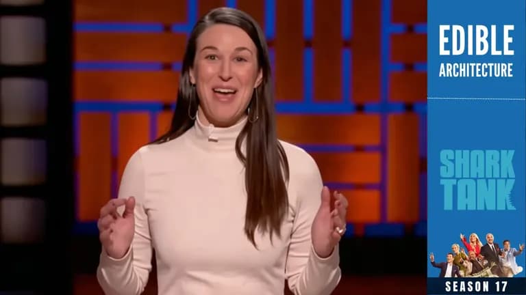 Pluck Tray's founder James Barry in shark tank pitch