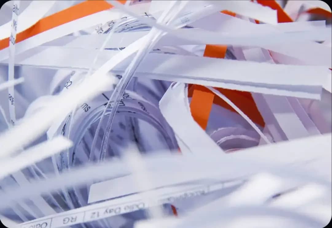 Excess paper at the office