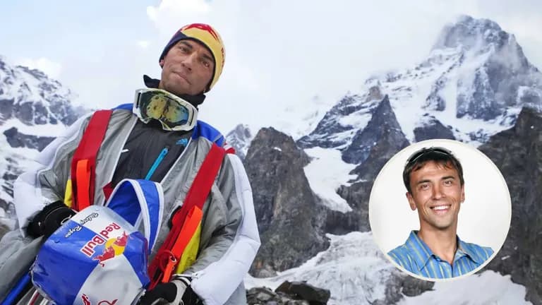 Valery Rozov BASE Jumped From 7,220 Metres Beside Everest