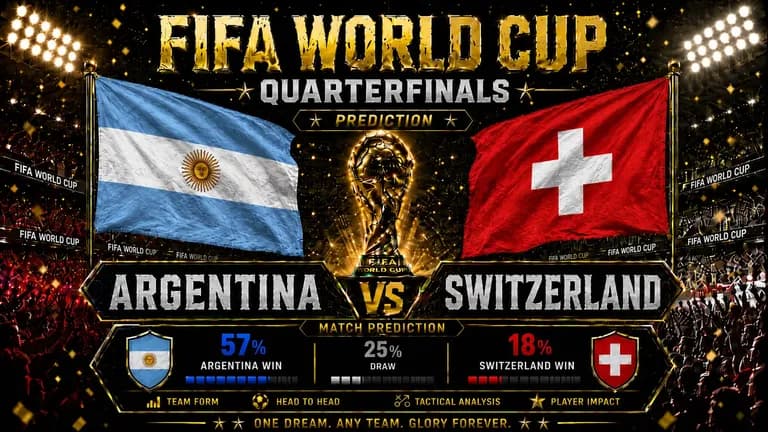 argentina-vs-switzerland QF FIFA 2026