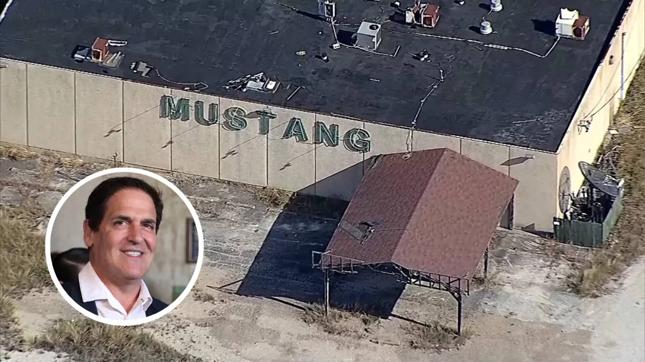 Mark Cuban buys the ghost town of Mustang, Texas, planning to turn it into a dinosaur-themed destination.