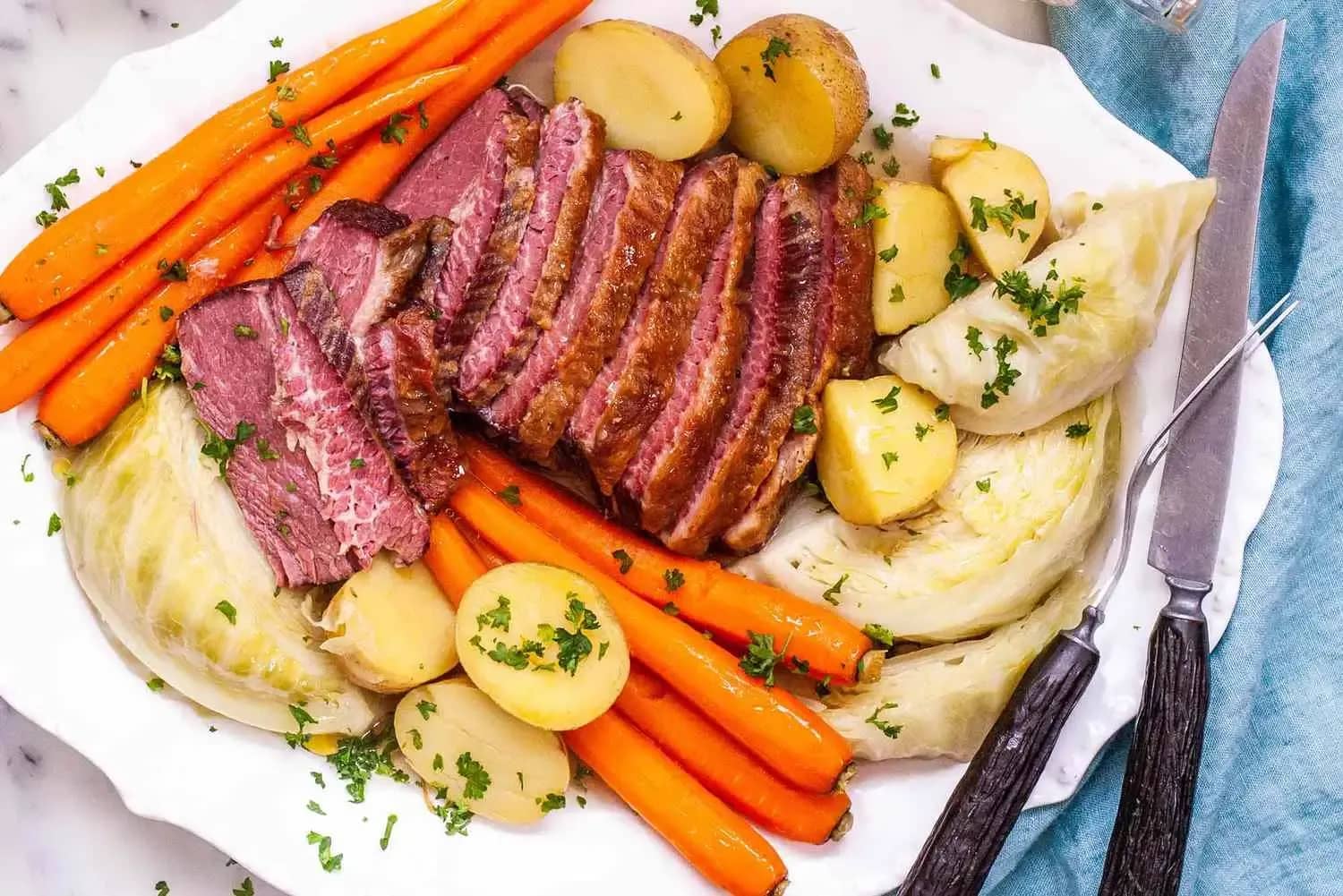 Corned beef and cabbage