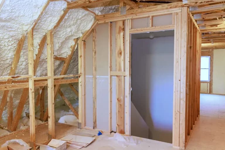Attic insulation in Houston