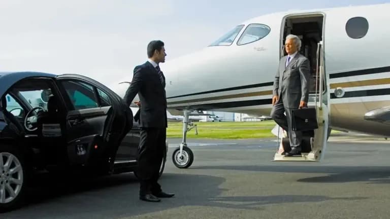 Secure airport transfers through trained chauffeurs