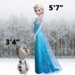 The actual height of OLAF