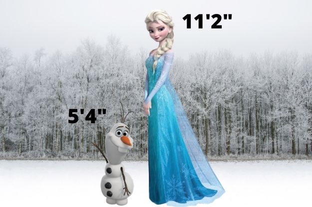 How Tall is Olaf?