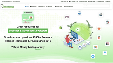 Srmehranclub – Best GPL Themes, Plugins for WordPress & Woocommerce in 2021