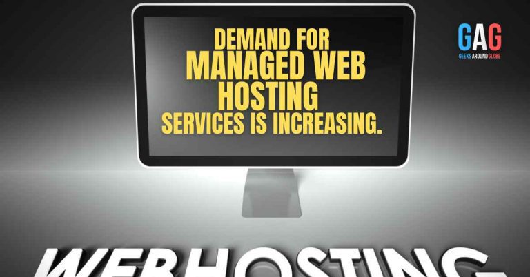 Demand for managed web hosting services is increasing.