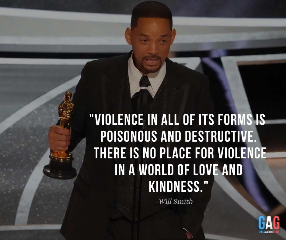 “Violence in all of its forms is poisonous and destructive. But there is no place for violence in a world of love and kindness.”