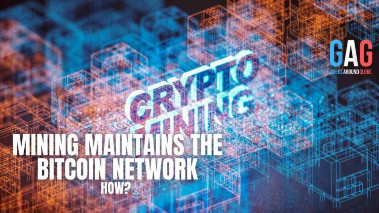 Mining maintains the bitcoin network: How? 