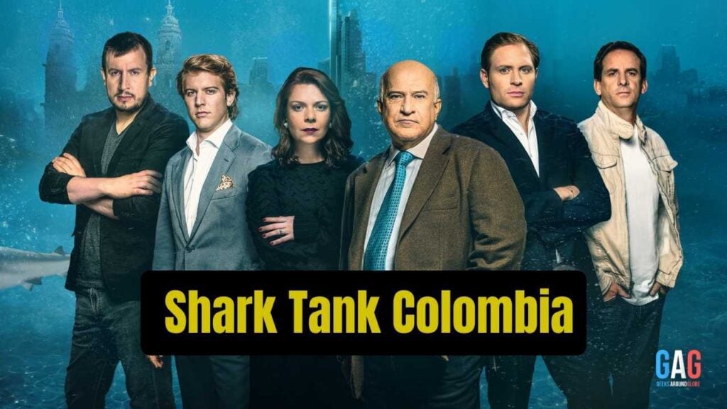 the cast of Shark Tank Colombia