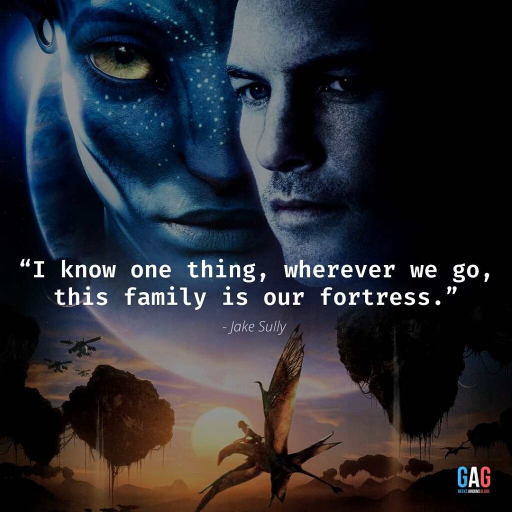 “I know one thing, wherever we go, this family is our fortress.”