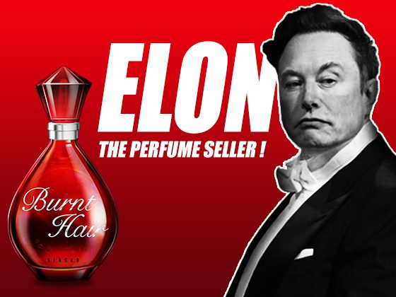 Elon Musk's newest Product 'Burnt Hair'
