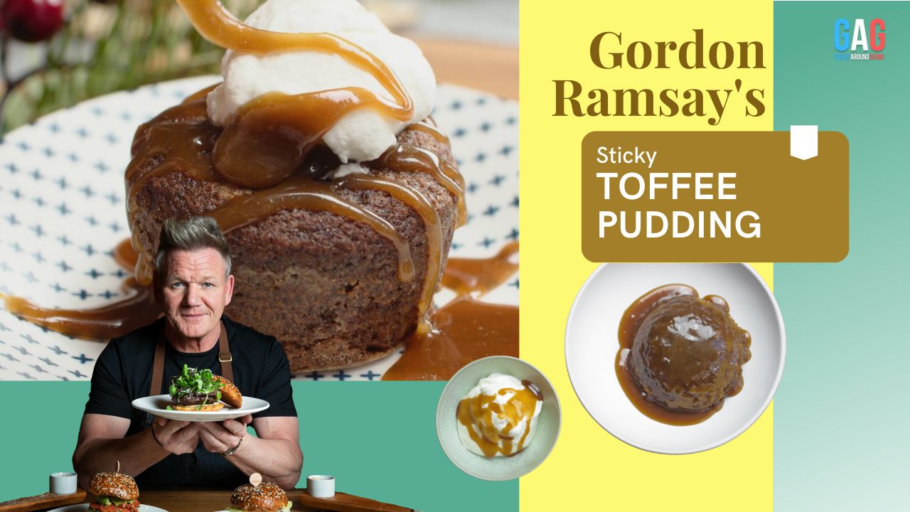 Gordon Ramsay's Sticky Toffee Pudding Recipies Feature Image