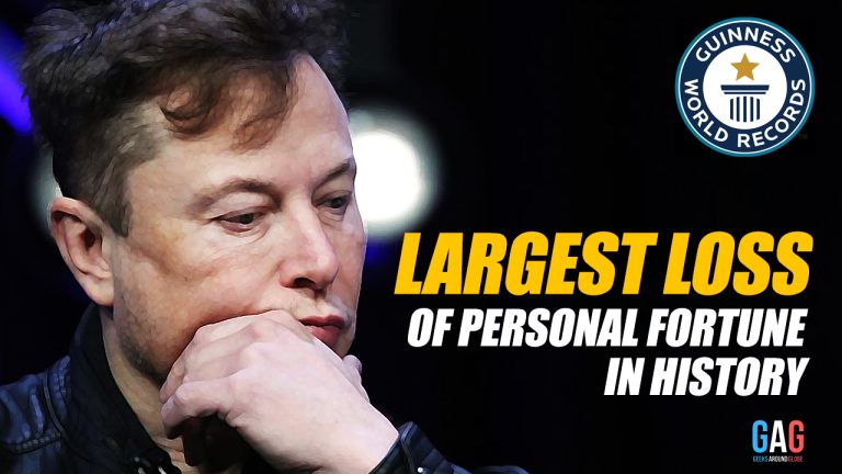 Elon broke the world record for the largest loss of personal fortune in history.