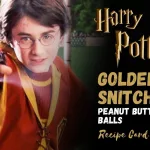 Harry Potter Movie Themed | Golden Snitched Peanut Butter Balls