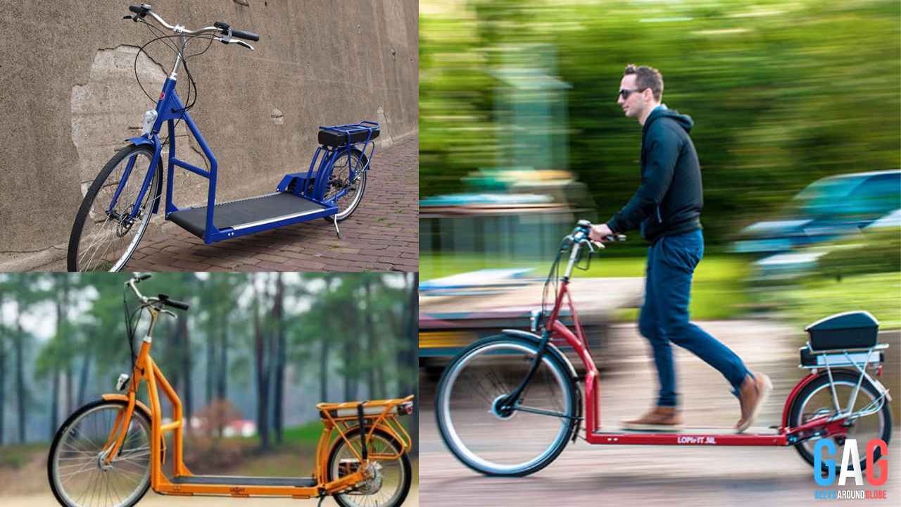 the first ever electric walking bike