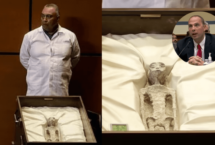 1,000-Year-Old Alien's Body Displayed During a Public Hearing in the Mexican Congress