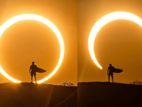 Olympic Medalist Shares Some Mind-Blowing Photographs With The 'Ring Of Fire' Solar Eclipse!
